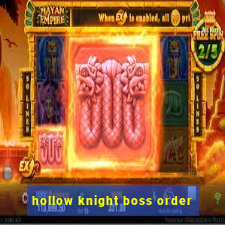 hollow knight boss order